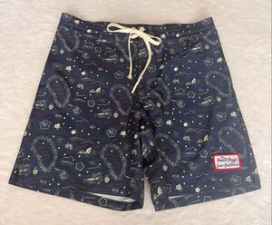 JACK’S SURFBOARDS x The Beach Boys Men’s Board Shorts 31 Navy Hawaiian Surf Prin
